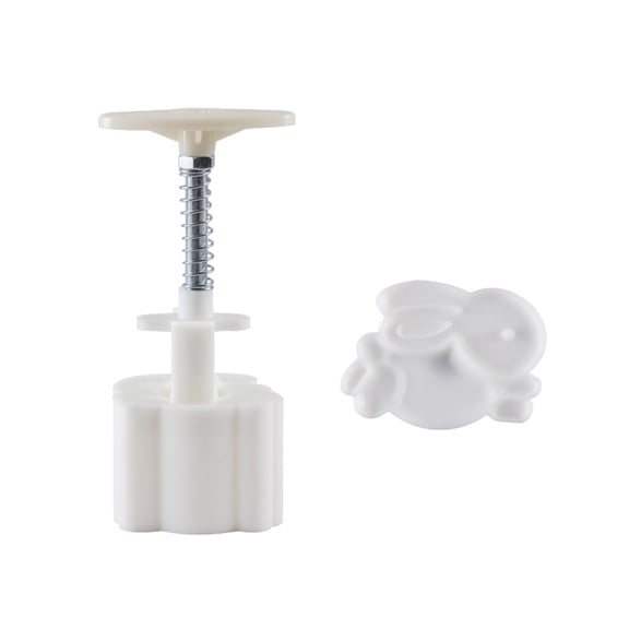 Cookie Stamp Moon Cake Mold Hand Press for Mid-Autumn DIY Pastry Tool with Stamp