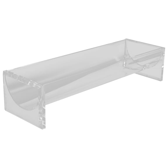 WHAMVOX Transparent Acrylic Cookie Tray for Storage Use Sleek Modern Design Easy to Clean Stackable 7.5 Inches