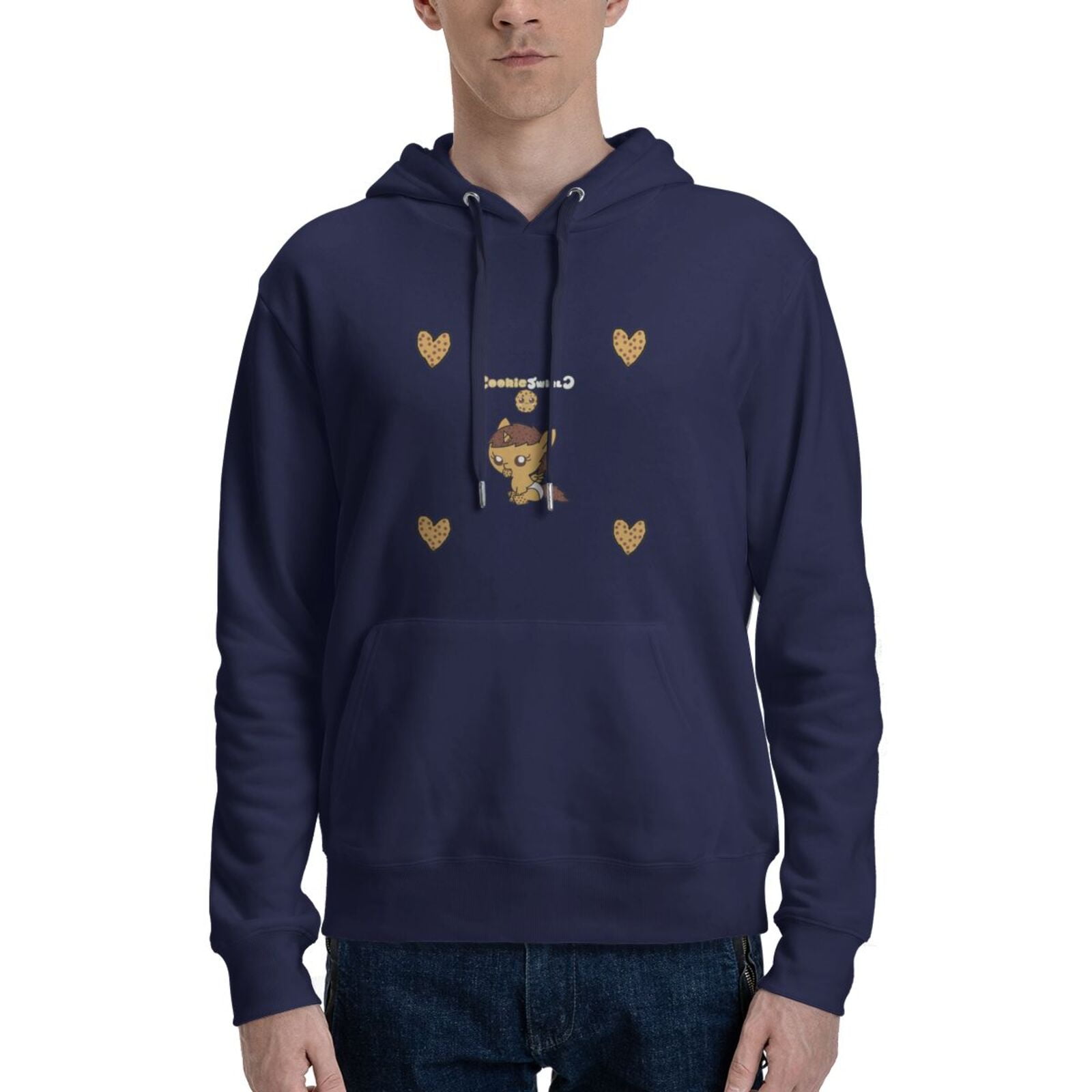 Cookie Swirl C Logo Men S Hoodie Lightweight Drawstring Graphic Hoodies Sweatshirt Tops Walmart