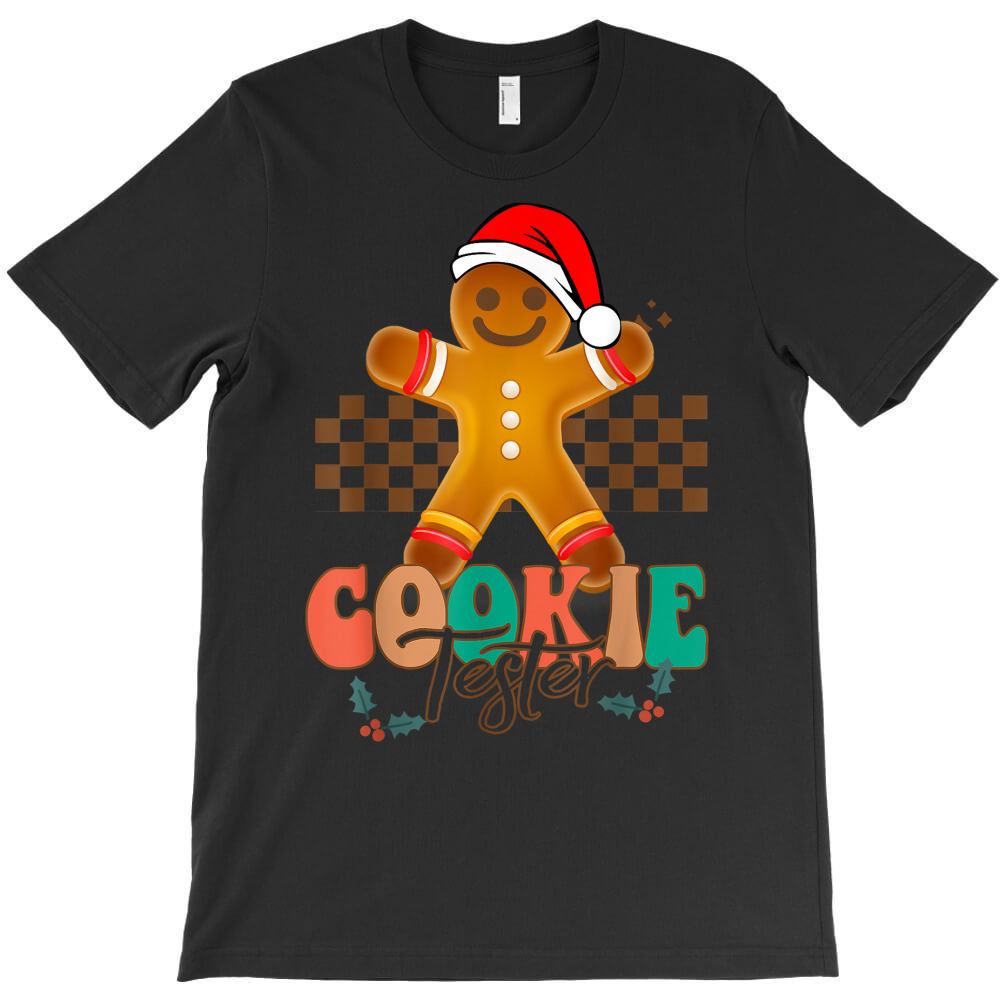 Official Cookie Tester Cute Christmas Winter Tshirt Gift Tee