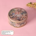thumbnail image 1 of Cookie Tins with Lids Wedding Mother's Day Round Gift Tins for Cake Candy Cookie Food Storage - Christmas Merry Bear Small Size, 1 of 6