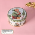thumbnail image 1 of Cookie Tins with Lids Wedding Mother's Day Round Gift Tins for Cake Candy Cookie Food Storage - Embrace Bear Small Size, 1 of 6