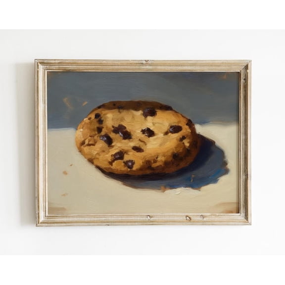 Cookie Vintage Bakery Dessert Wall Art Print, Unframed Paper Poster 8x10in