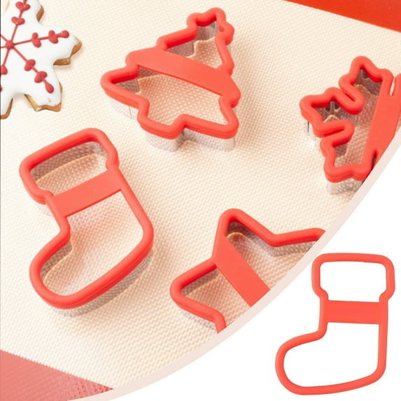 Cookie cutters Christmas New Decorations Outdoor Christmas Baking Tools Home Decor Christmas Ornaments Red