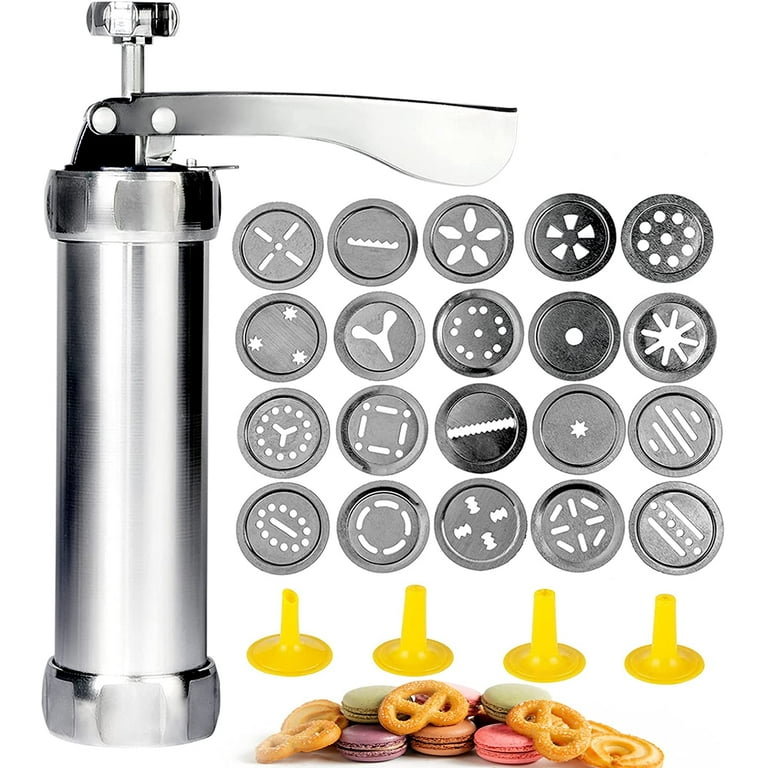 Cookie maker,Cookie Gun,Stainless Steel Biscuit Press Spritz