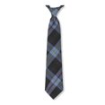 thumbnail image 1 of Cookie's Adjustable Banded Necktie with Clip - blue/navy/gold *plaid #9a*, 14", 1 of 3