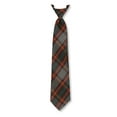 thumbnail image 1 of Cookie's Adjustable Banded Necktie with Clip - burgundy/green/gold *plaid #7a*, 12", 1 of 2