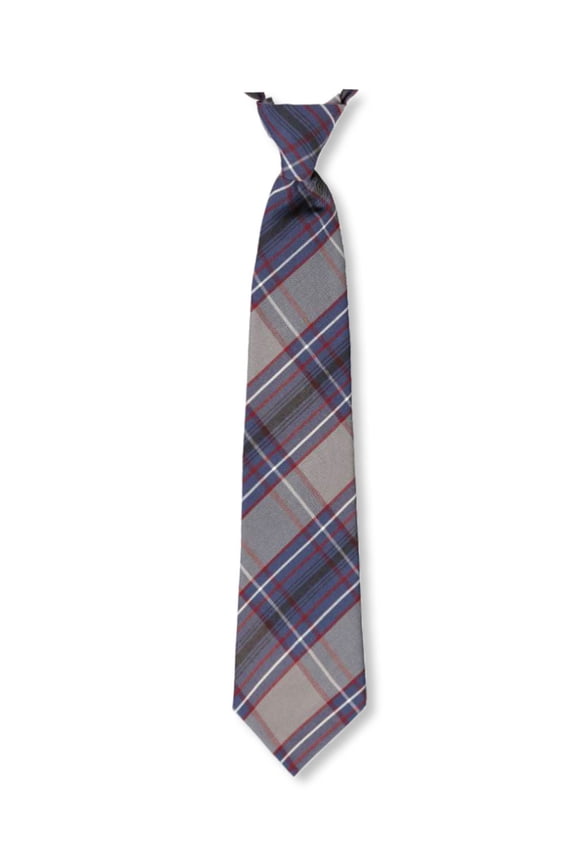Cookie’s Adjustable Banded Necktie with Clip Color: plaid #53 Size: 14"