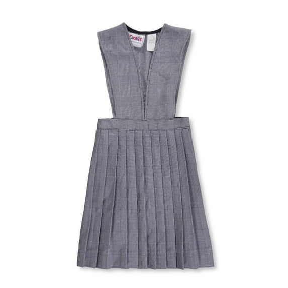 Cookie's Big Girls’ "Crystal" Jumper (Sizes 7 - 20) Color: white/navy *plaid #38* Size: 12