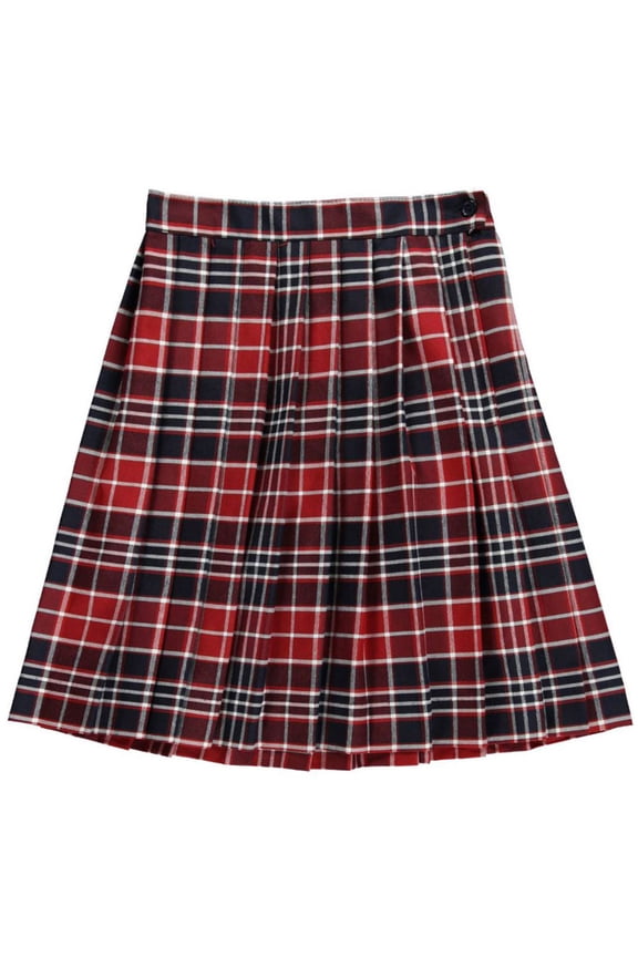 Cookie’s Big Girls’ Pleated Skirt Color: red/navy/white *plaid #570* Size: 10