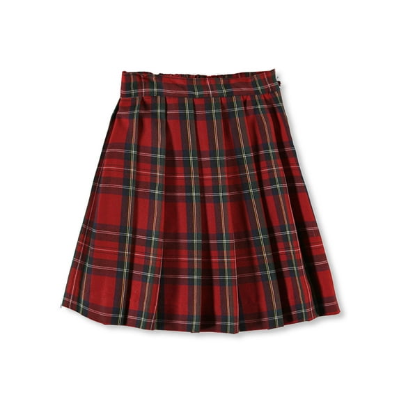 Cookie's Big Girls' Pleated Skirt - Red/Green/White/Gold *Plaid #68*, 16 (Big Girls)