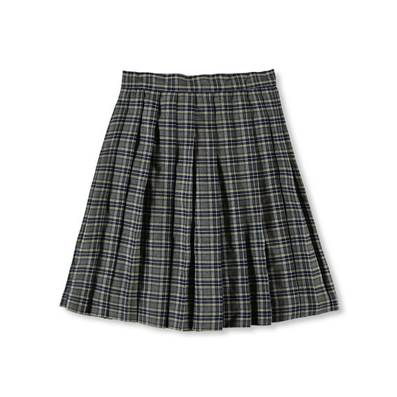 Cookie’s Big Girls’ Pleated Skirt Color: gray/blue/white/gold *plaid #42* Size: 14