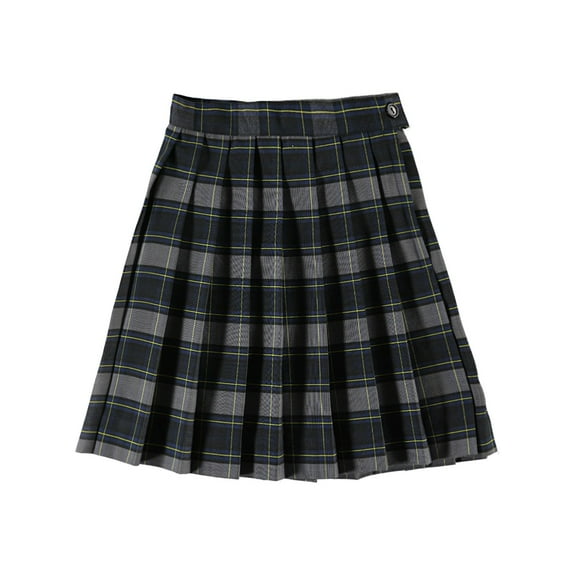 Cookie’s Big Girls’ Pleated Skirt Color: gray/royal/gold *plaid #87* Size: 18