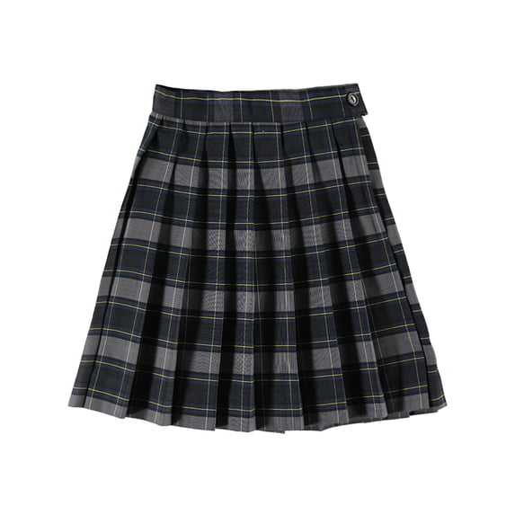 Cookie’s Big Girls’ Pleated Skirt Color: gray/royal/gold *plaid #87* Size: 8