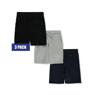 Cookie's Boys' 3-Pack Pull-On French Terry Shorts - black, 8 (Big Boys)
