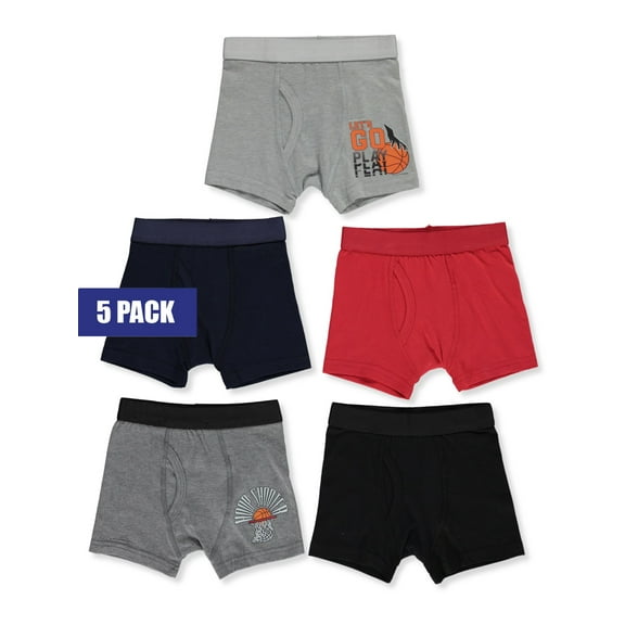 Cookie's Boys' 5-Pack Boxer Briefs Color: multi Size: 18 - 20
