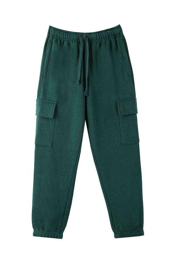 Cookie's Boys' Cargo Joggers Color: hunter green Size: 12