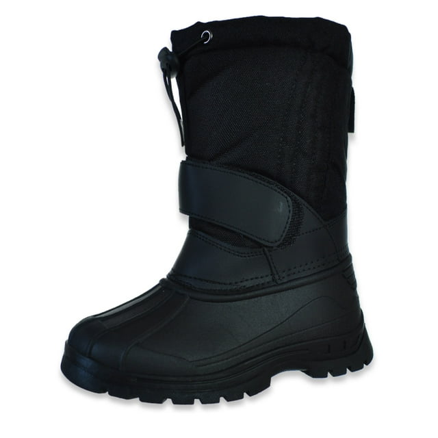 Cookie's Boys' Cinch Snow Boots black multi, 10 toddler