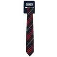 thumbnail image 1 of Cookie's Boys' Four-In-Hand Tie Color: navy/red/white *plaid #36* Size: one size, 1 of 3