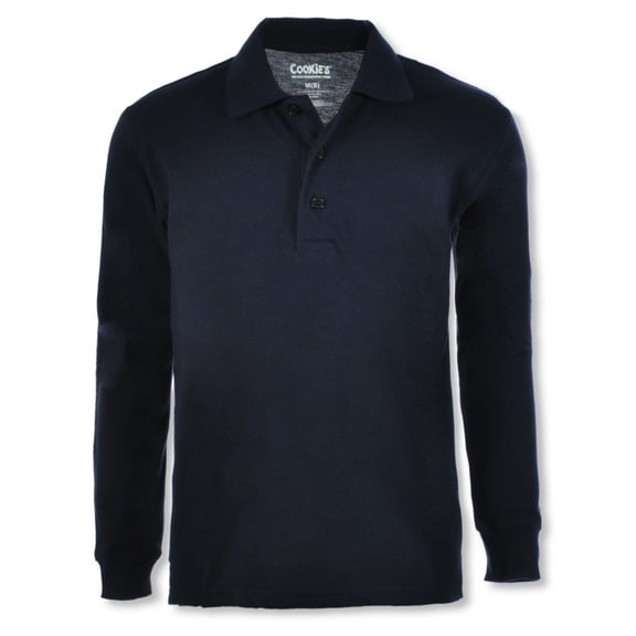 Cookie's Boys' L/S Pique Polo Color: navy Size: 2t