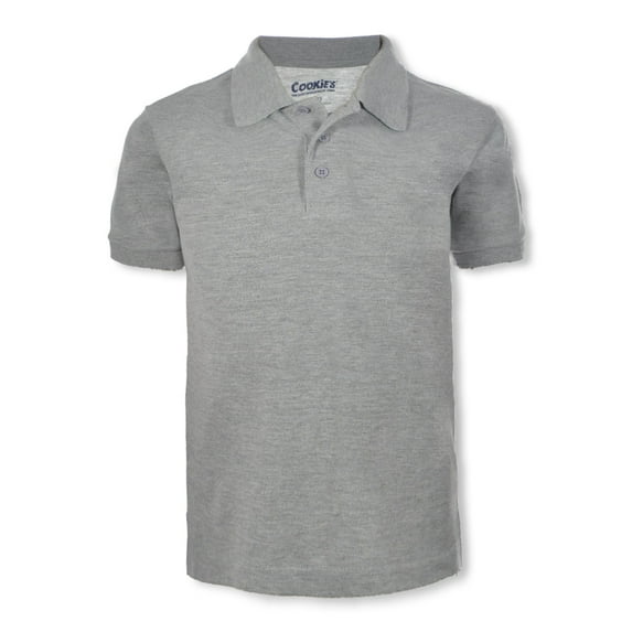 Cookie's Boys' Pique Polo Shirt - gray, 6 - 7 (Big Boys)