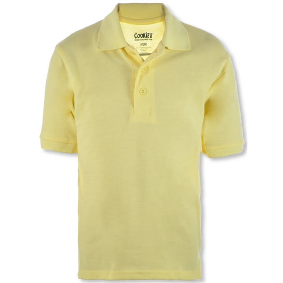 Cookie's Boys' Pique Polo Shirt Color: yellow Size: 10 - 12
