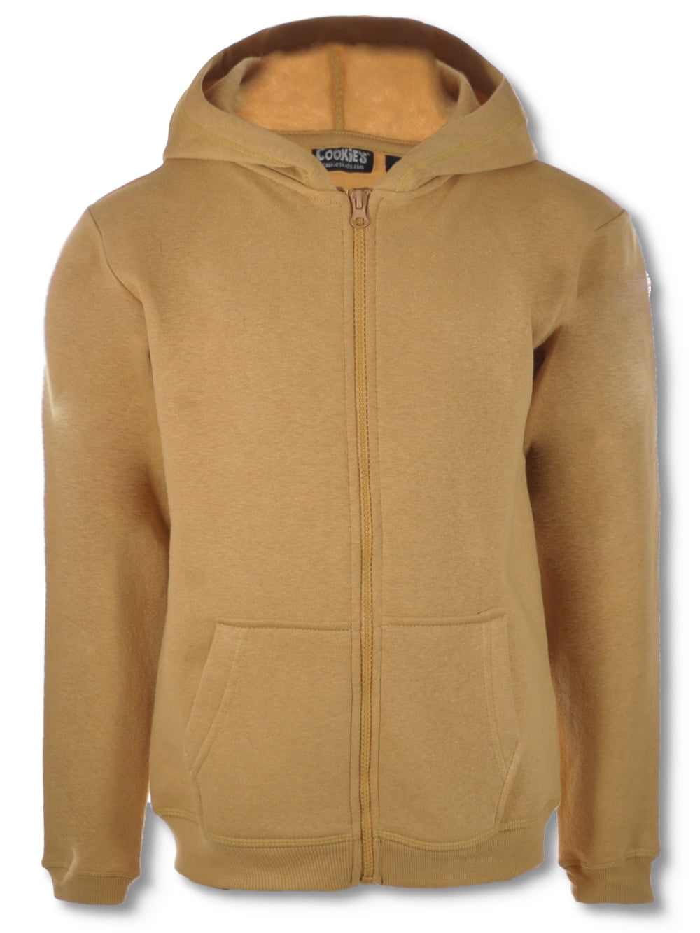 Cookie's Boys' Zipper Hoodie taupe, 2t (Toddler)