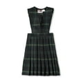 thumbnail image 1 of Cookie's Brand Big Girls' "Crystal" Jumper (Sizes 7 - 20) - green/gold *plaid #83*, 14, 1 of 2