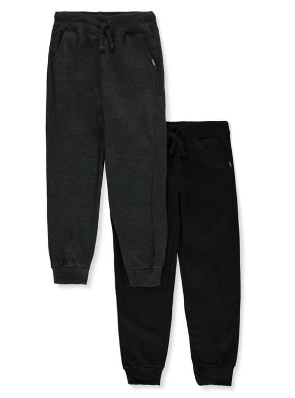 Boys' 2-Pack Joggers - black, 10-12
