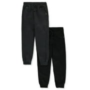 Cookie's Brand Boys' 2-Pack Joggers - black, 14-16