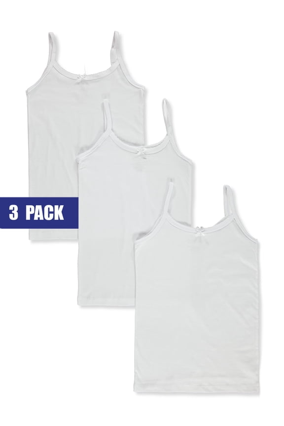 Cookie's Girls' 3-Pack Camisoles Color: white Size: 6 - 6x