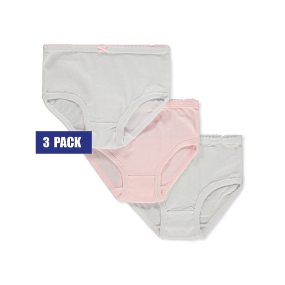 Cookie's Girls' 3-Pack Pointelle Briefs Set Color: pink/multi Size: 10 - 12