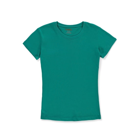 Cookie's Girls' Crew Neck T-Shirt Color: teal Size: 12 months