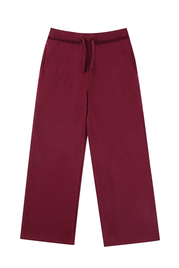 Cookie's Girls' Flared Leg Joggers Color: burgundy Size: 10