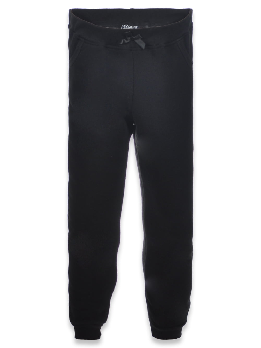 Cookie's Girls' Fleece Joggers black, 3t (Toddler)