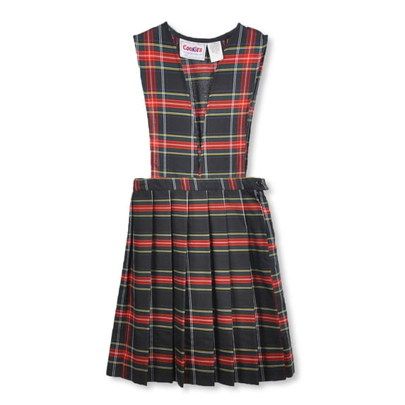 Cookie's Girls' Jumper (Sizes 2 - 6X) - black/red/white/gold *plaid #63*, 5 (Little Girls)