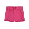thumbnail image 1 of Cookie's Girls' Knit Pom Varsity Shorts Color: raspberry Size: 4t, 1 of 1
