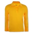 thumbnail image 1 of Cookie's Girls' L/S Picot Trim Polo - gold, 10 - 12 (Big Girls), 1 of 4