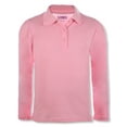 thumbnail image 1 of Cookie's Girls' L/S Picot Trim Polo Color: pink Size: 10 - 12, 1 of 1