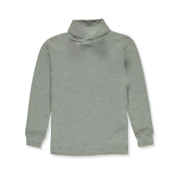 Cookie's Girls' L/S Turtleneck - heather gray, 6x (Little Girls)