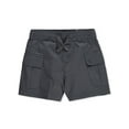 thumbnail image 1 of Cookie's Girls' Poplin Cargo Shorts - gray, 7 - 8 (Big Girls), 1 of 3