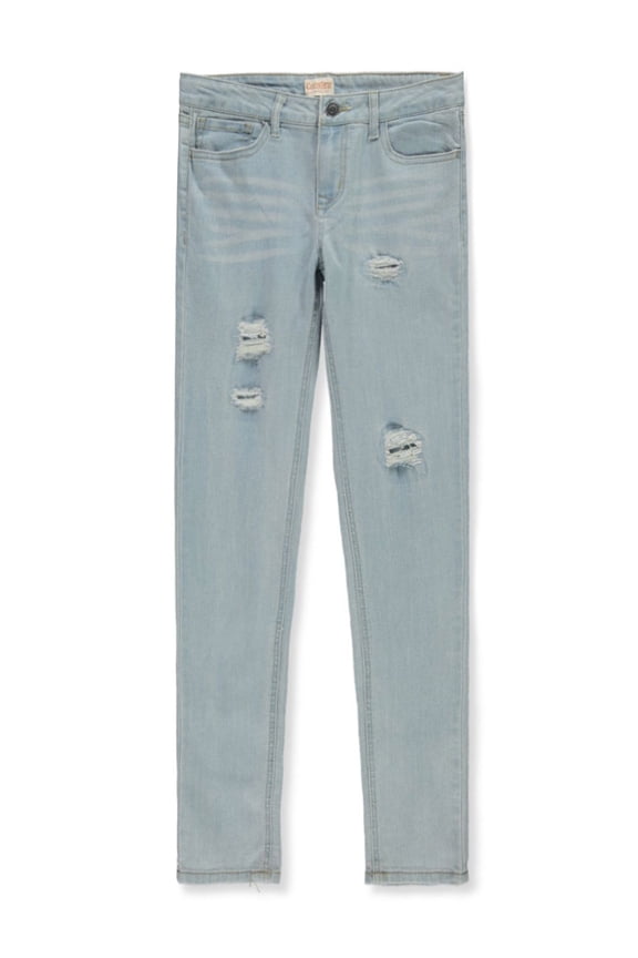 Cookie's Girls' Rip-Patch Stretch Skinny Jeans
