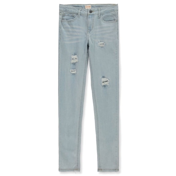 Cookie's Girls' Rip-Patch Stretch Skinny Jeans