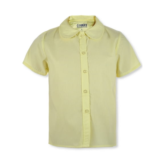 Cookie's Girls' S/S Pan Button-Up Shirt