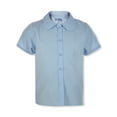 thumbnail image 1 of Cookie's Girls' S/S Pan Button-Up Shirt Color: blue Size: 4, 1 of 3