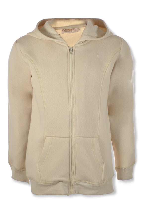 Cookie's Girls' Zipper Hoodie Color: sand Size: 3t