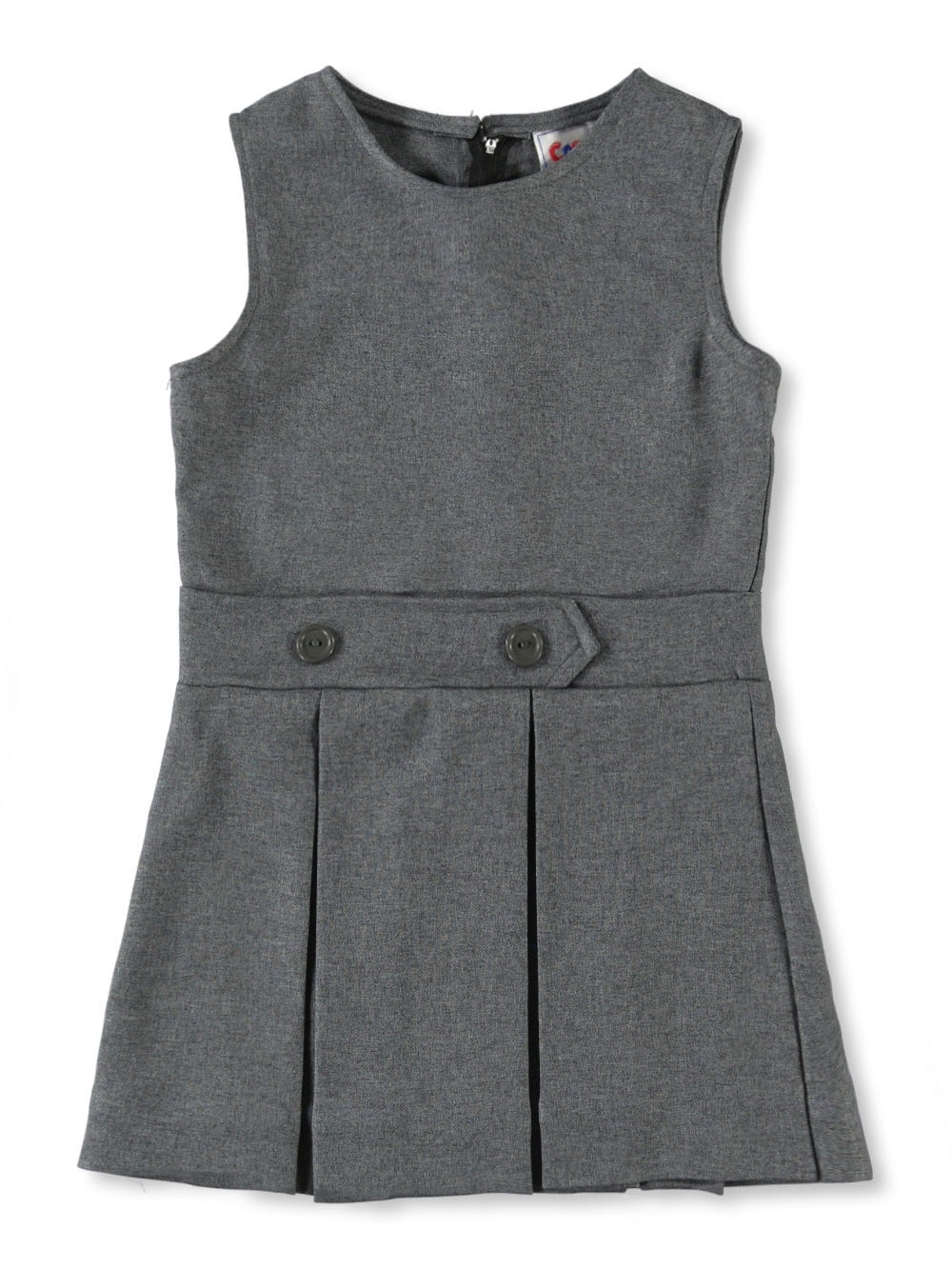 Cookie's Little Girls' Bib Front Jumper with Kick Pleats (Sizes 2 6X