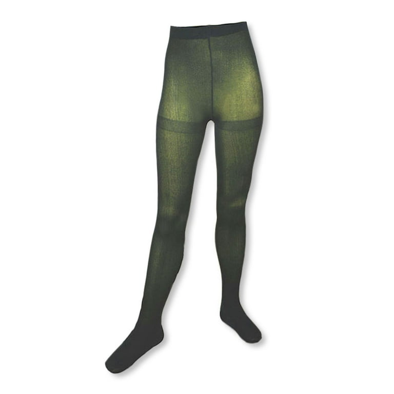Cookie's Opaque Tights 2-Pack (Sizes 1 - 18) - hunter green, 1 - 3 