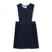 COOKIE'S BRAND Cookie's V-Neck Pleated Jumper (Special Order Sizes) - navy, 14 (Big Girls)