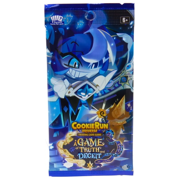 CookieRun Braverse Trading Card Game A Game of Truth & Deceit Booster Pack [9 Cards]